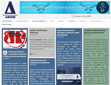 Tablet Screenshot of abdib.org.br